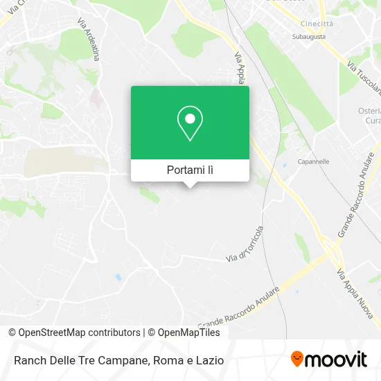 Mappa Ranch Delle Tre Campane