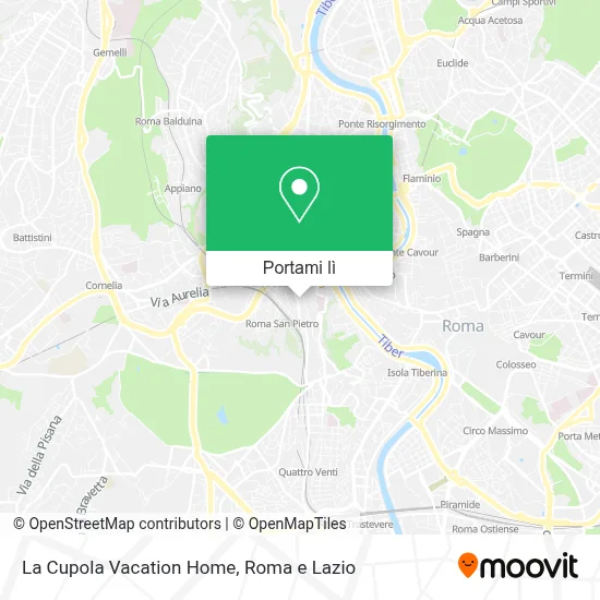 Mappa La Cupola Vacation Home