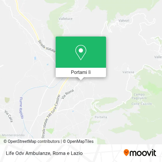 Mappa Life Odv Ambulanze
