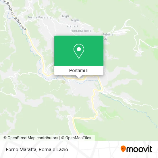 Mappa Forno Maratta