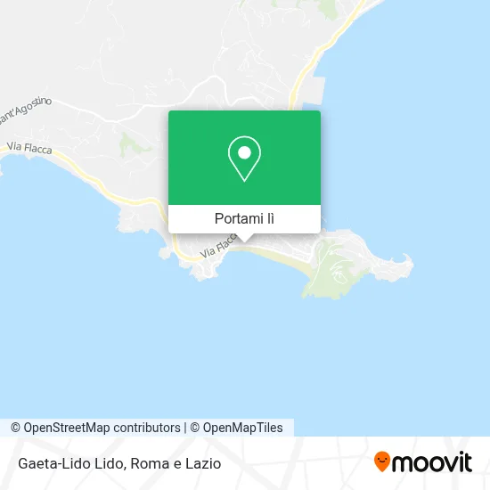 Mappa Gaeta-Lido Lido