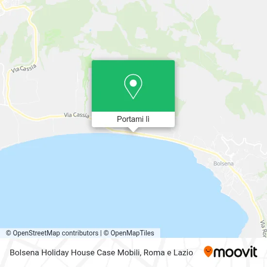 Mappa Bolsena Holiday House Case Mobili