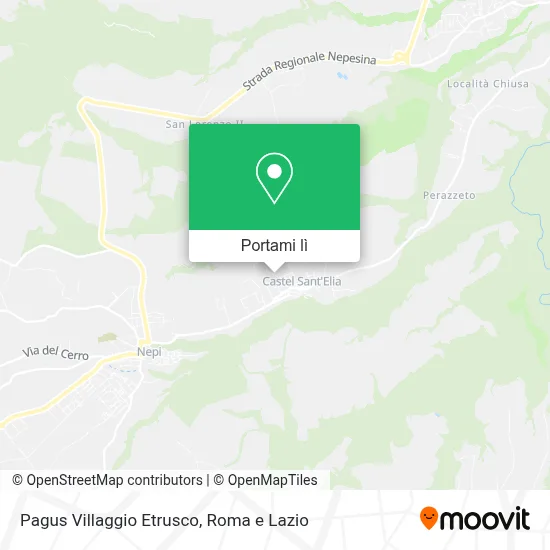 Mappa Pagus Villaggio Etrusco