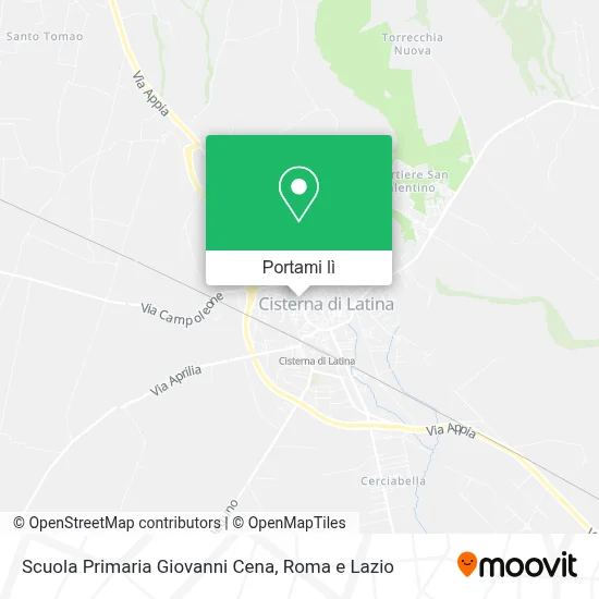 Mappa Scuola Primaria Giovanni Cena