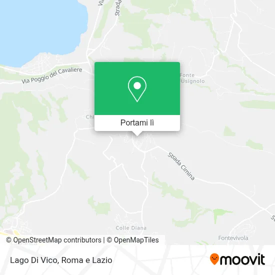 Mappa Lago Di Vico