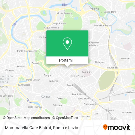 Mappa Mammarella Cafe Bistrot