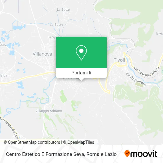 Mappa Centro Estetico E Formazione Seva