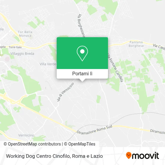Mappa Working Dog Centro Cinofilo