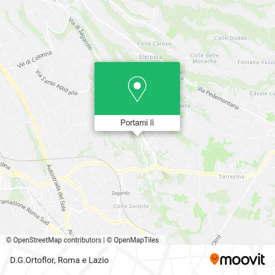 Mappa D.G.Ortoflor