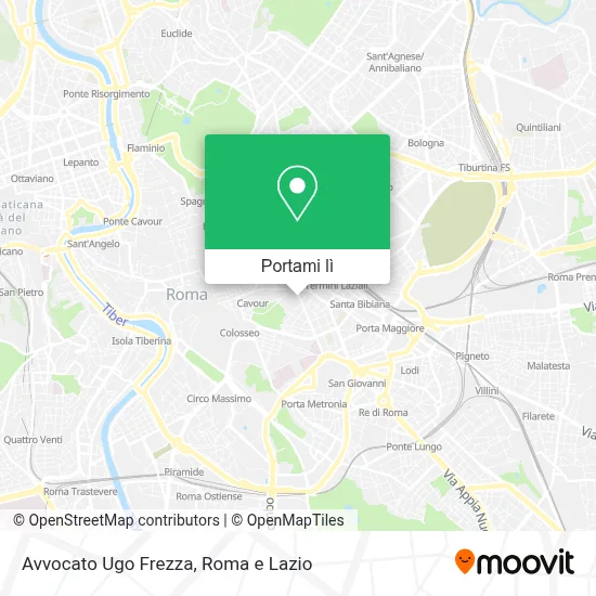 Mappa Avvocato Ugo Frezza
