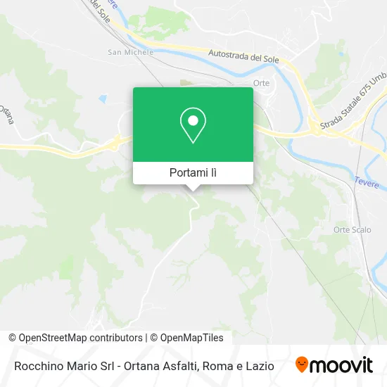 Mappa Rocchino Mario Srl - Ortana Asfalti