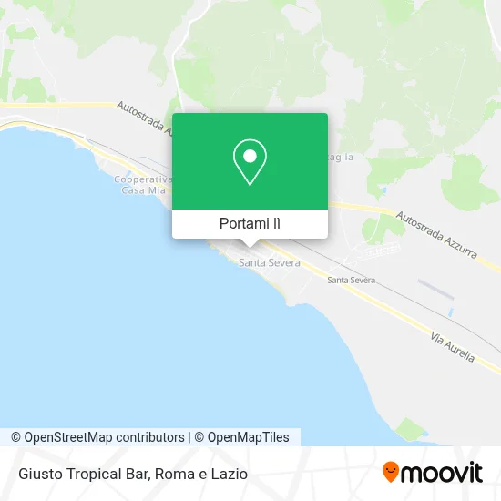 Mappa Giusto Tropical Bar