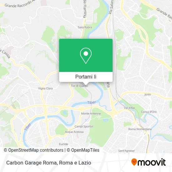 Mappa Carbon Garage Roma