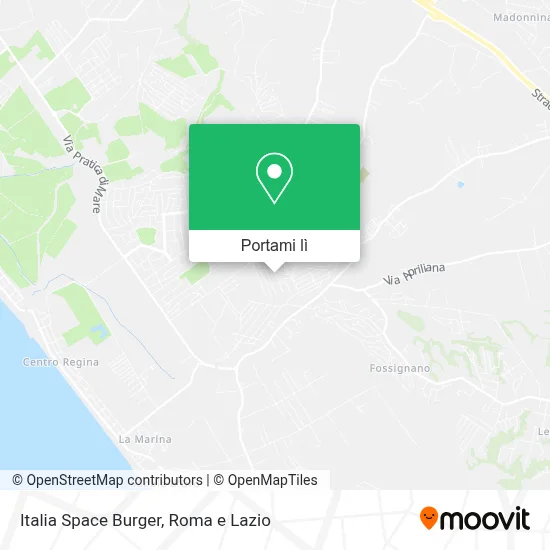 Mappa Italia Space Burger