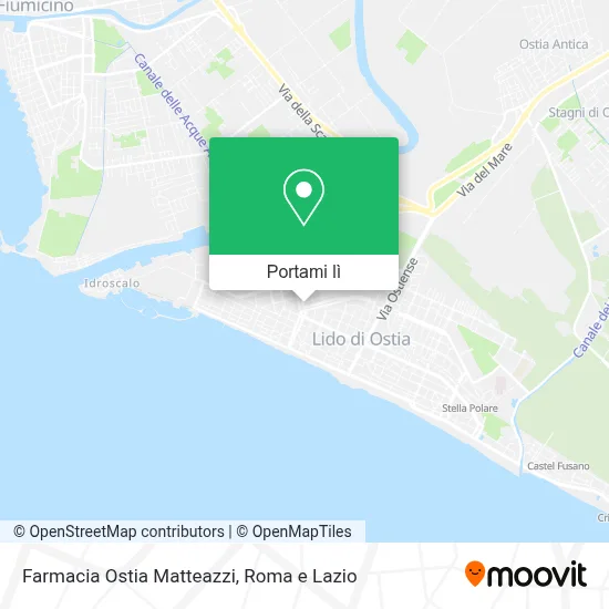 Mappa Farmacia Ostia Matteazzi