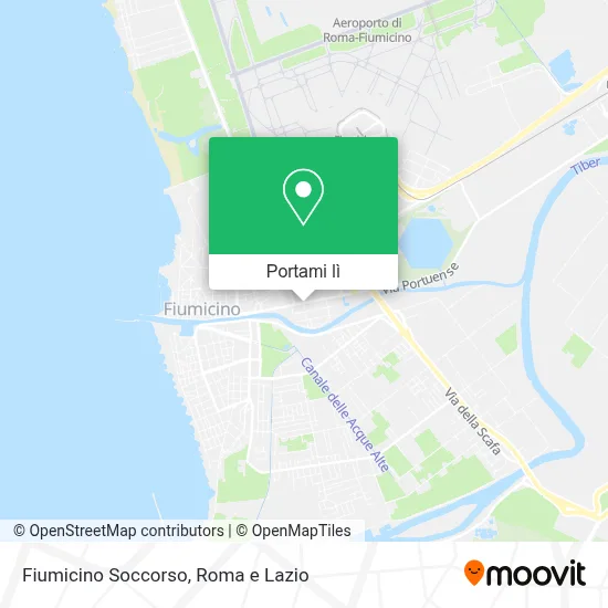 Mappa Fiumicino Soccorso