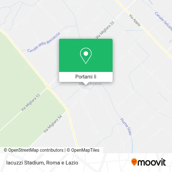 Mappa Iacuzzi Stadium