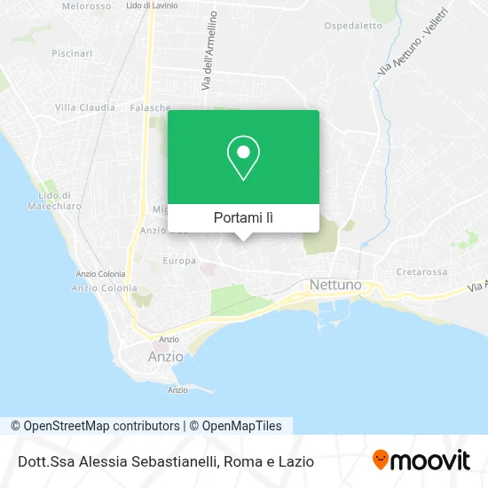 Mappa Dott.Ssa Alessia Sebastianelli