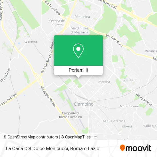 Mappa La Casa Del Dolce Menicucci