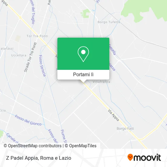 Mappa Z Padel Appia