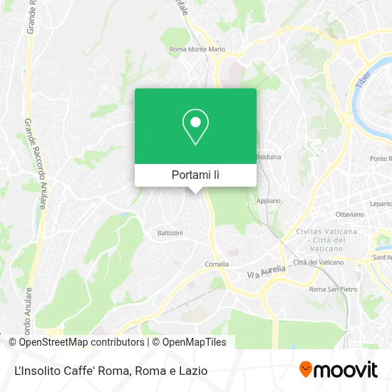 Mappa L'Insolito Caffe' Roma