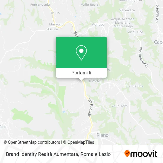 Mappa Brand Identity Realtà Aumentata