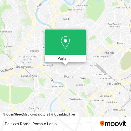 Mappa Palazzo Roma