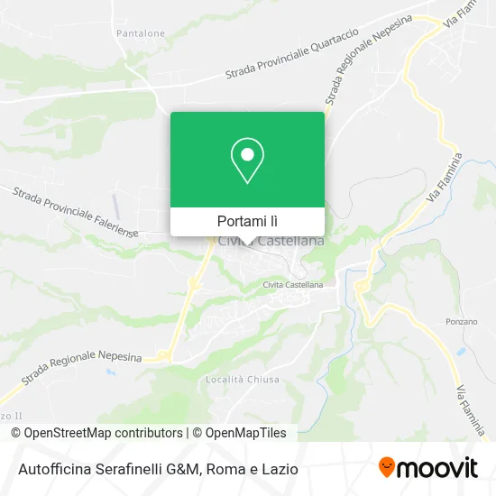 Mappa Autofficina Serafinelli G&M
