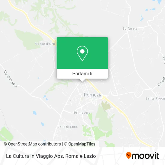 Mappa La Cultura In Viaggio Aps