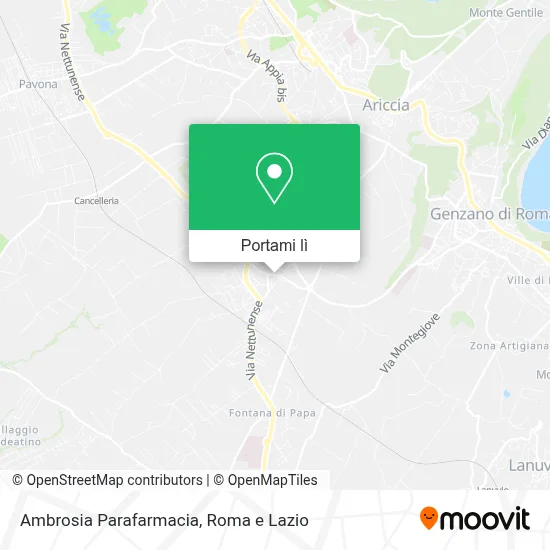 Mappa Ambrosia Parafarmacia
