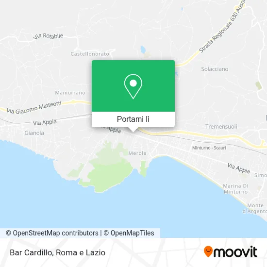 Mappa Bar Cardillo