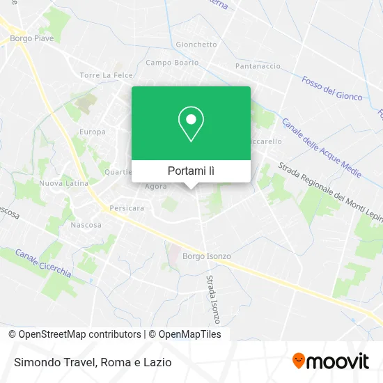 Mappa Simondo Travel