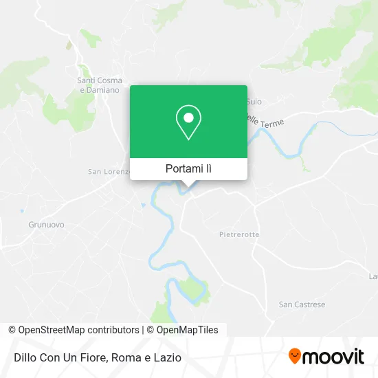 Mappa Dillo Con Un Fiore