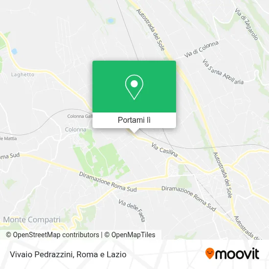 Mappa Vivaio Pedrazzini
