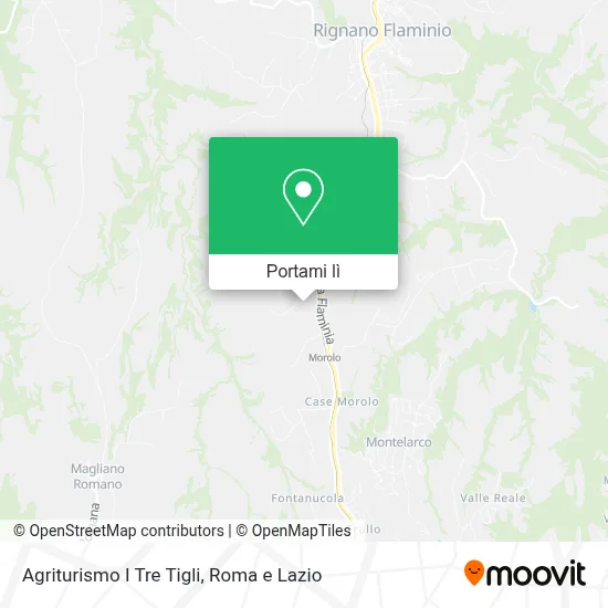 Mappa Agriturismo I Tre Tigli