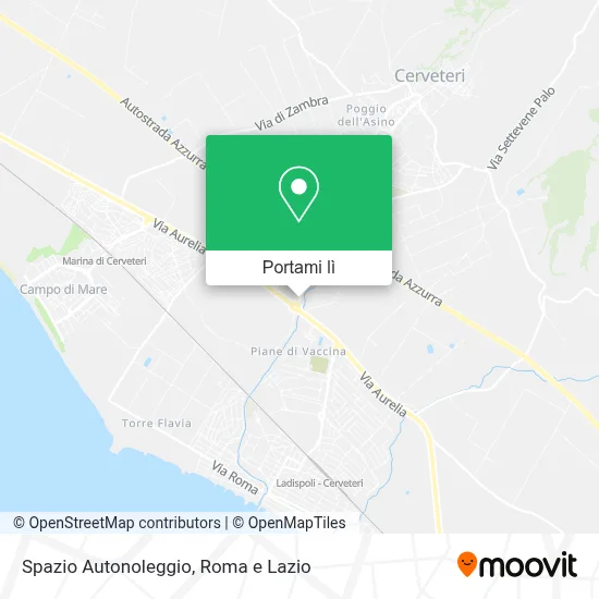 Mappa Spazio Autonoleggio