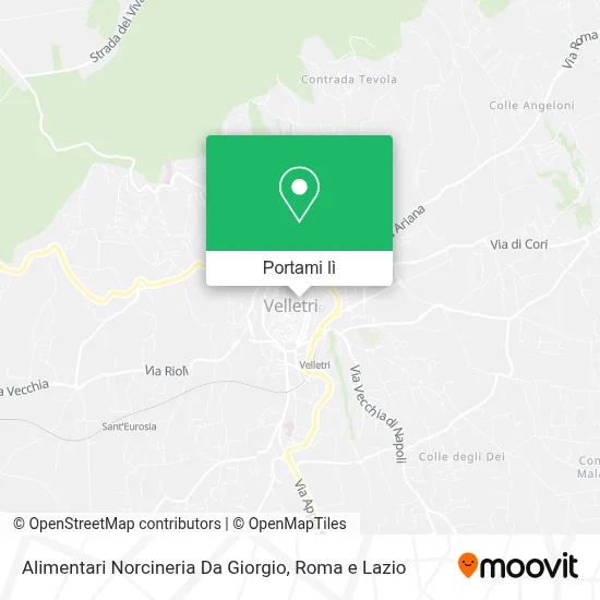 Mappa Alimentari Norcineria Da Giorgio