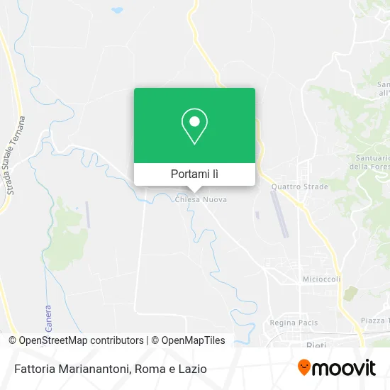 Mappa Fattoria Marianantoni