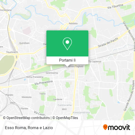 Mappa Esso Roma