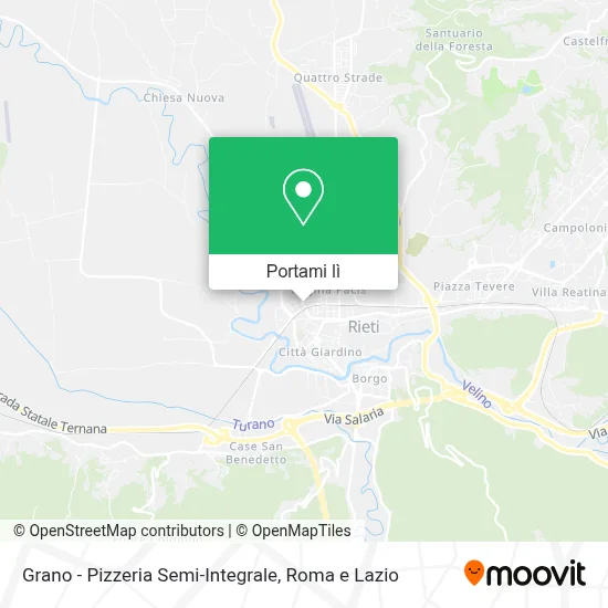 Mappa Grano - Pizzeria Semi-Integrale
