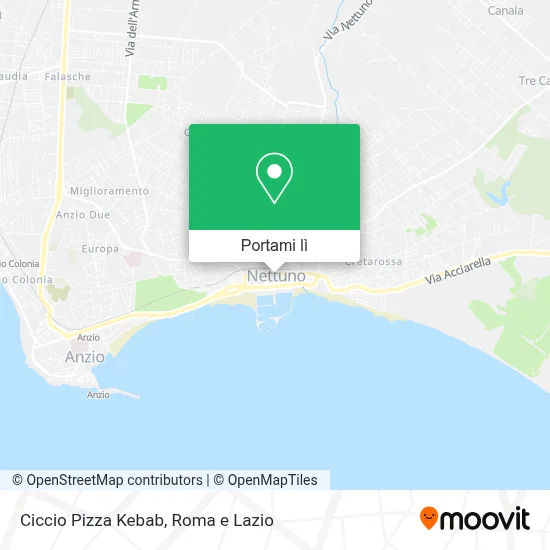 Mappa Ciccio Pizza Kebab