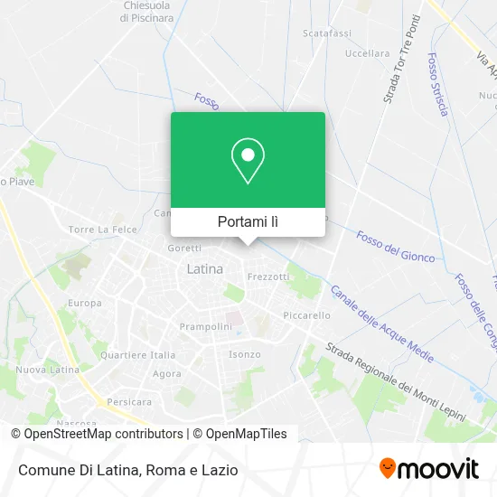 Mappa Comune Di Latina