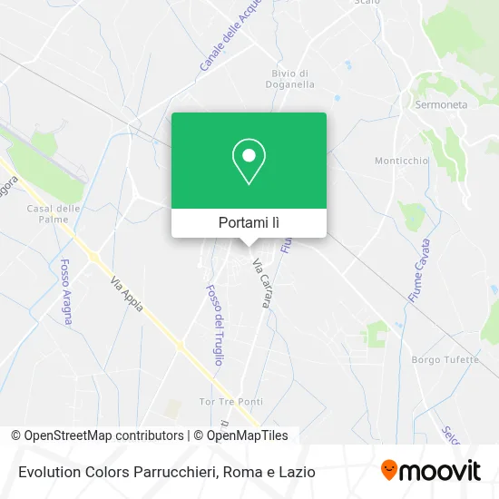 Mappa Evolution Colors Parrucchieri