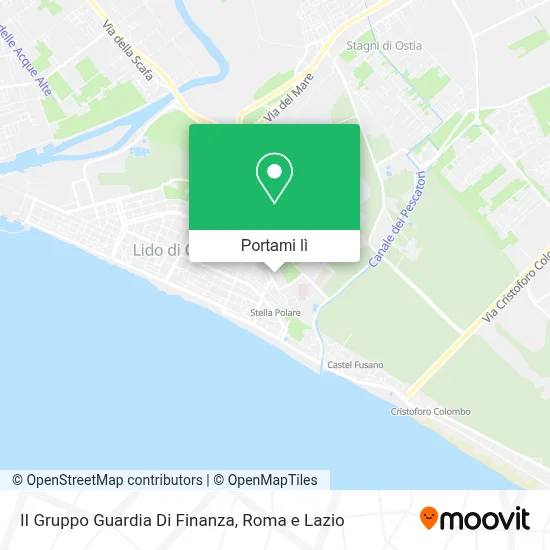 Mappa II Gruppo Guardia Di Finanza