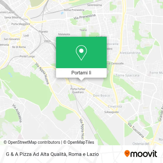 Mappa G & A Pizza Ad Alta Qualità