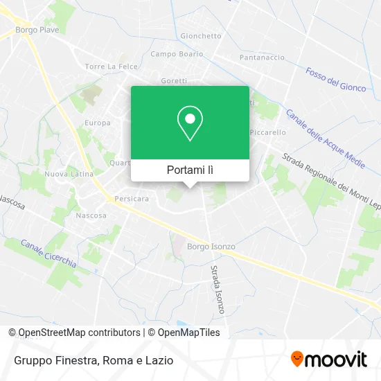 Mappa Gruppo Finestra