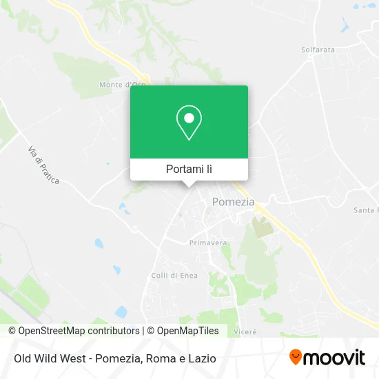 Mappa Old Wild West - Pomezia
