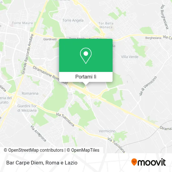 Mappa Bar Carpe Diem