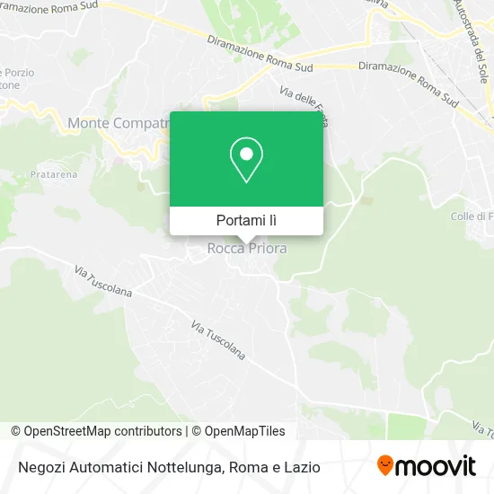 Mappa Negozi Automatici Nottelunga