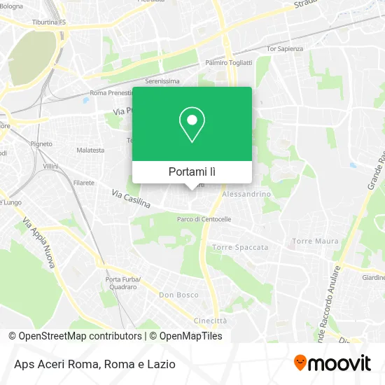 Mappa Aps Aceri  Roma